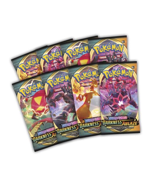 SOBRE POKEMON TRADING CARD GAME SWORD AND SHIELD DARKNESS ABLAZE
