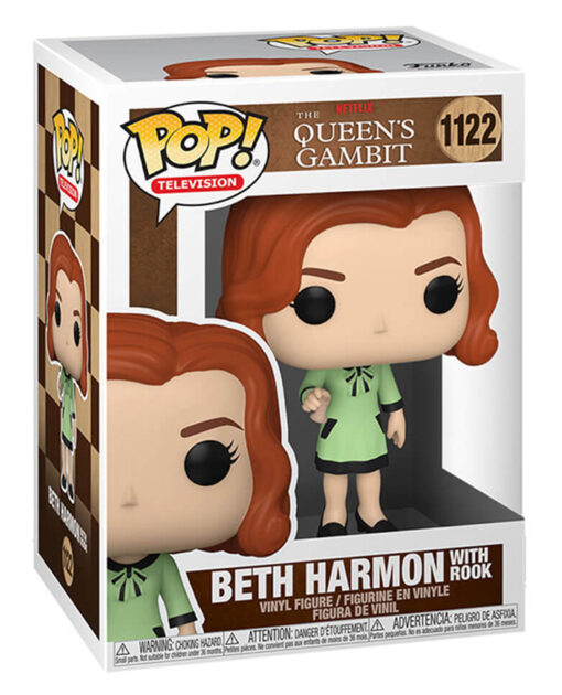 FIGURA POP QUEENS GAMBIT BETH HARMON WITH ROOK - Image 2