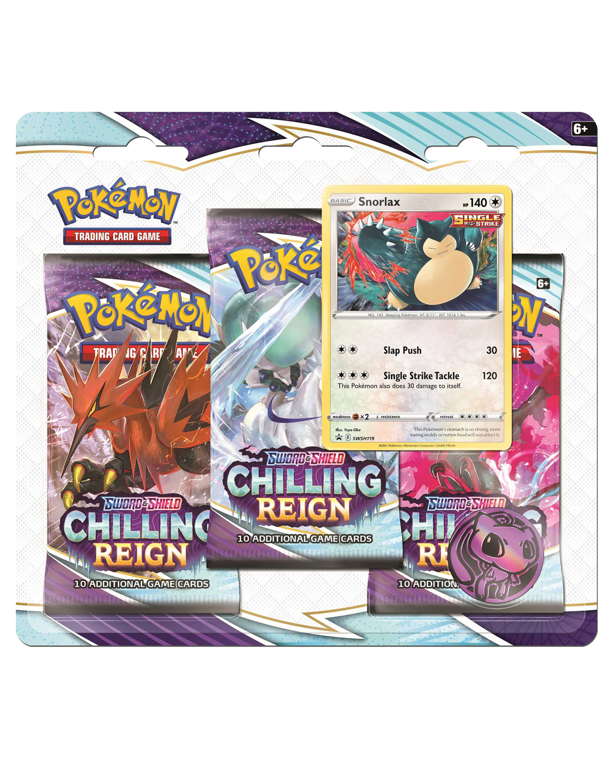 TRIPLE SOBRE POKEMON TRADING CARD GAME CHILLING REIGN - Image 3