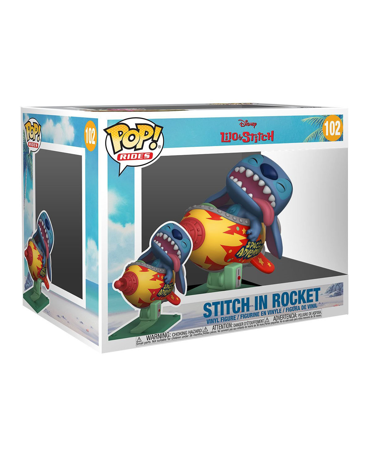 FIGURA POP LILO AND STITCH STITCH IN ROCKET - Image 2