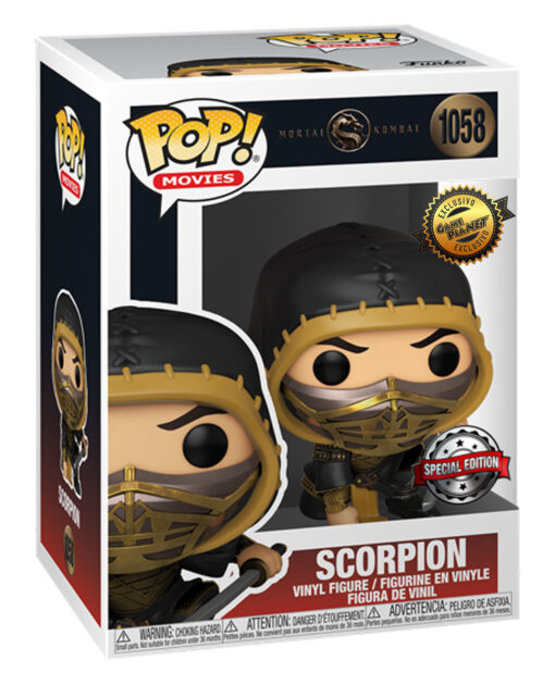 FIGURA POP MORTAL KOMBAT SCORPION ACTION POSE - Image 2
