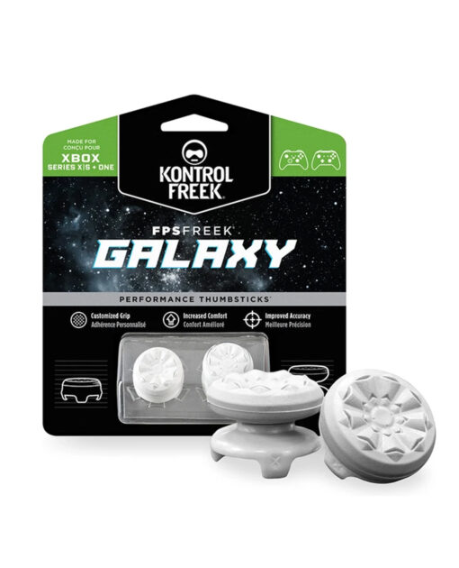 PROTECTORES DE GOMA PARA JOYSTICK CONTROL XBOX ONE FPS FREEK GALAXY BLANCO