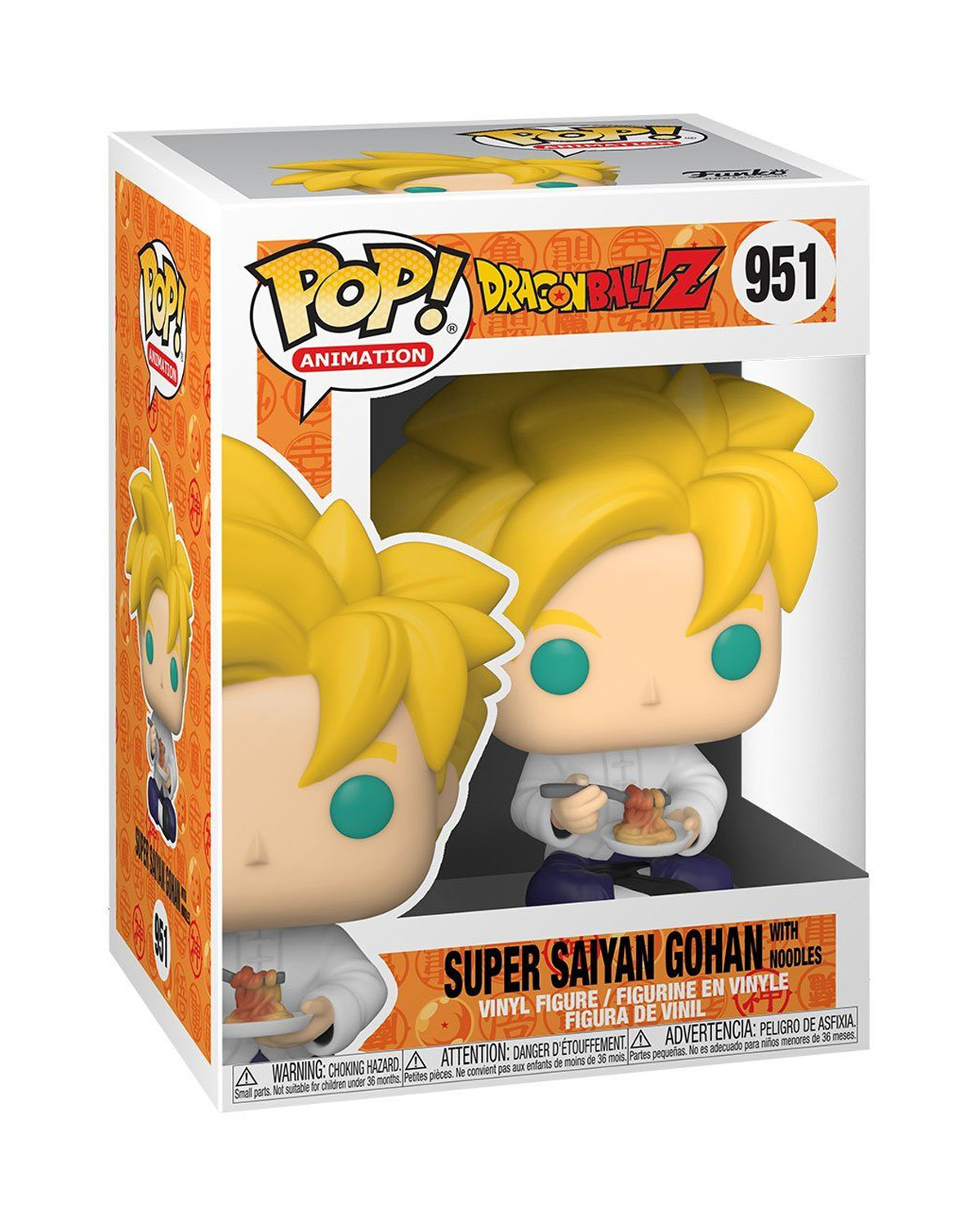 FIGURA POP DRAGON BALL Z SUPER SAIYAN GOHAN WITH NOODLES - Image 2