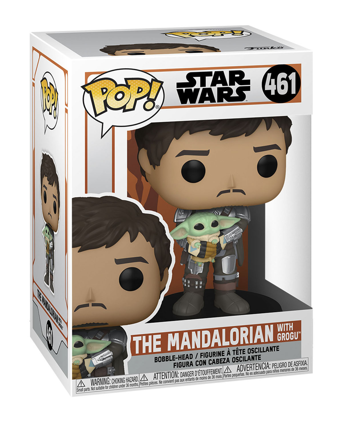 FIGURA POP STAR WARS MANDALORIAN MANDO HOLDING CHILD - Image 2