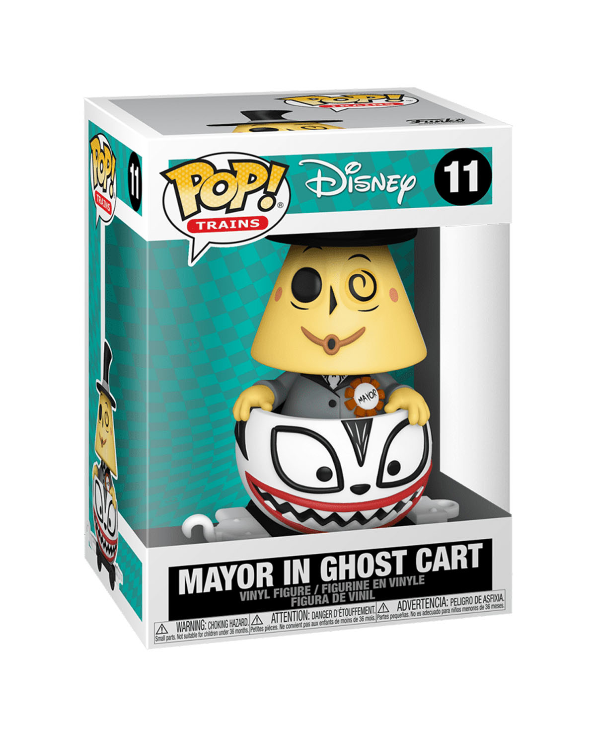 FIGURA POP NIGHTMARE BEFORE CHRISTMAS MAYOR IN GHOST CART - Image 2