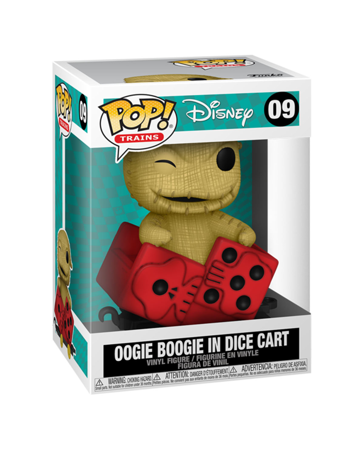 FIGURA POP NIGHTMARE BEFORE CHRISTMAS OOGIE IN DICE CART - Image 2