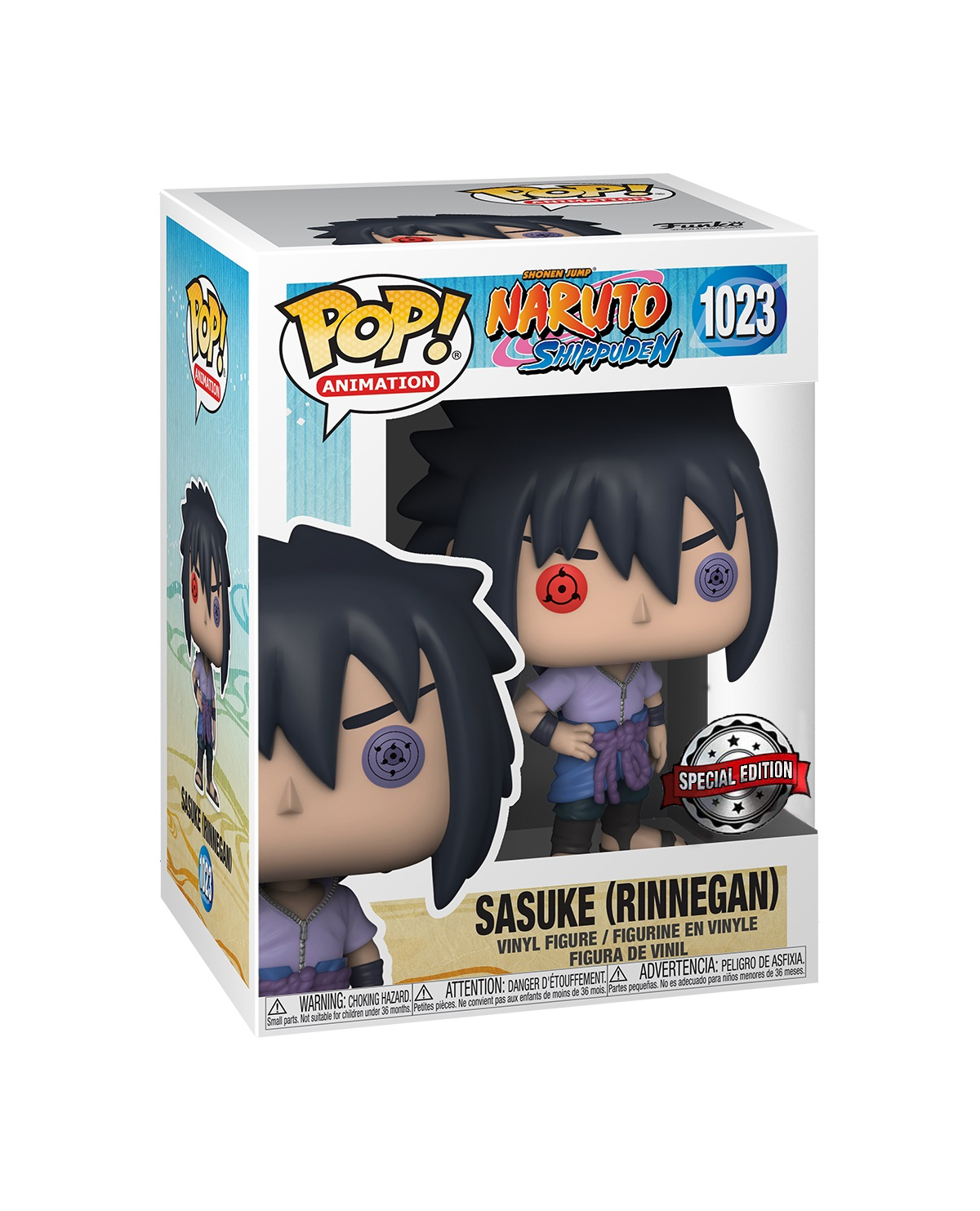 FIGURA POP NARUTO SHIPPUDEN SASUKE RINNEGAN - Image 3