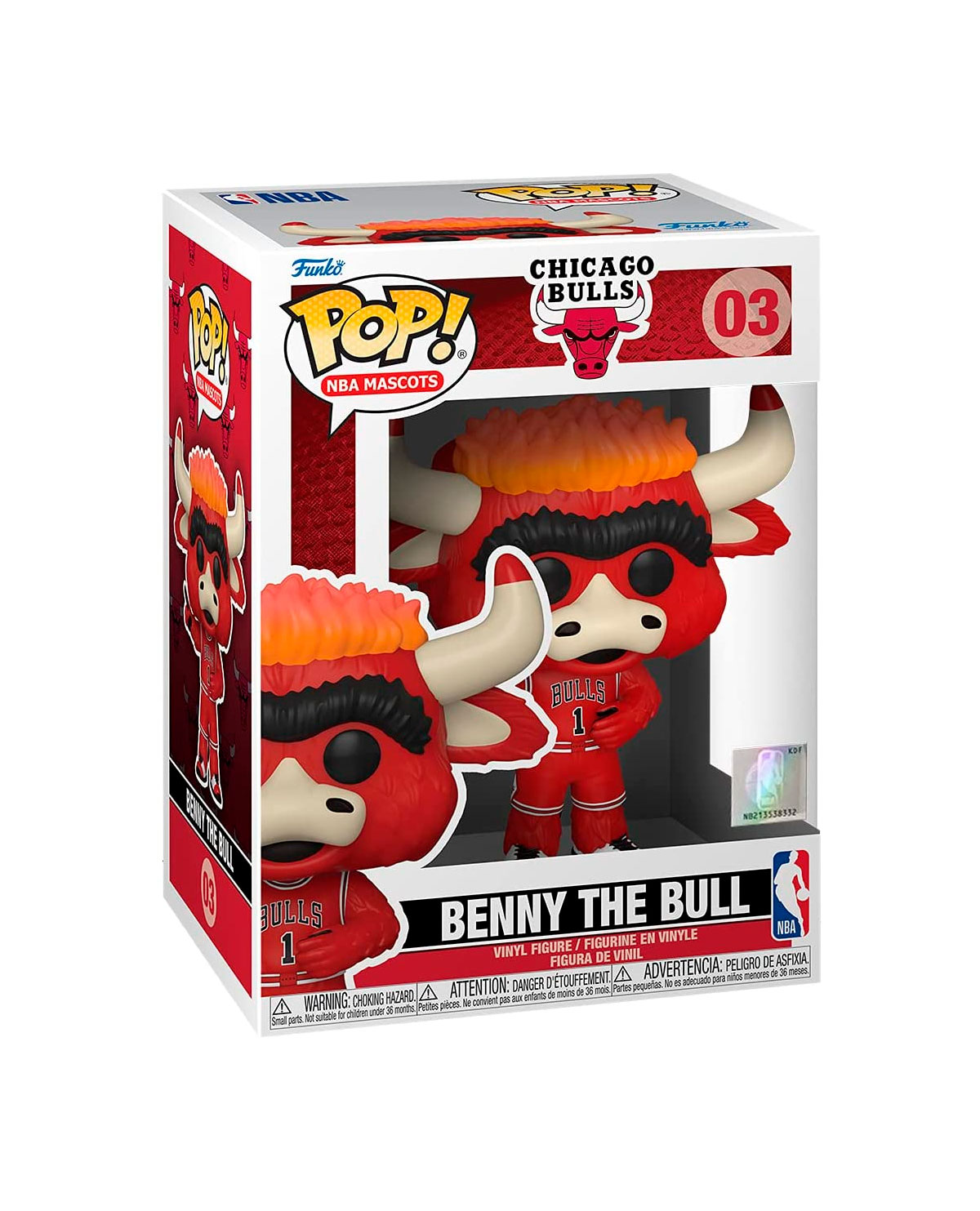 FIGURA POP NBA BENNY THE BULL - Image 2