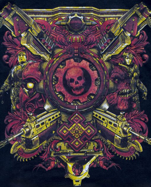 SUDADERA NEGRA GEARS OF WAR ANIVERSARIO CHICA - Image 2