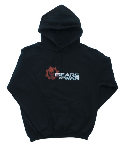 SUDADERA NEGRA GEARS OF WAR ANIVERSARIO MEDIANA
