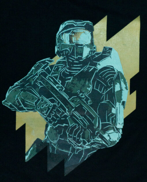 PLAYERA NEGRA MASTER CHIEF HALO 2 MEDIANA - Image 2