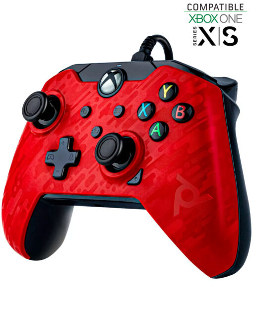 CONTROL ALAMBRICO XBOX SERIES X PDP RED CAMO - Image 2