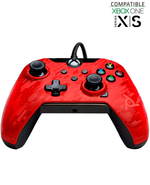 CONTROL ALAMBRICO XBOX SERIES X PDP RED CAMO - Image 4