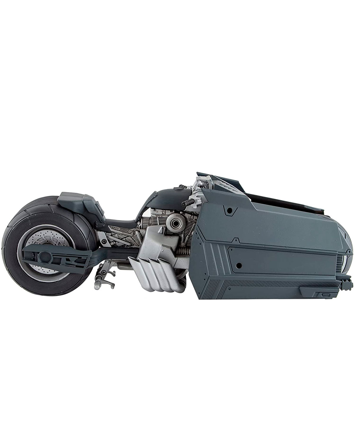 VEHICULO DE ACCION MCFARLANE DC COMICS WHITE KNIGHT BATCYCLE - Image 3