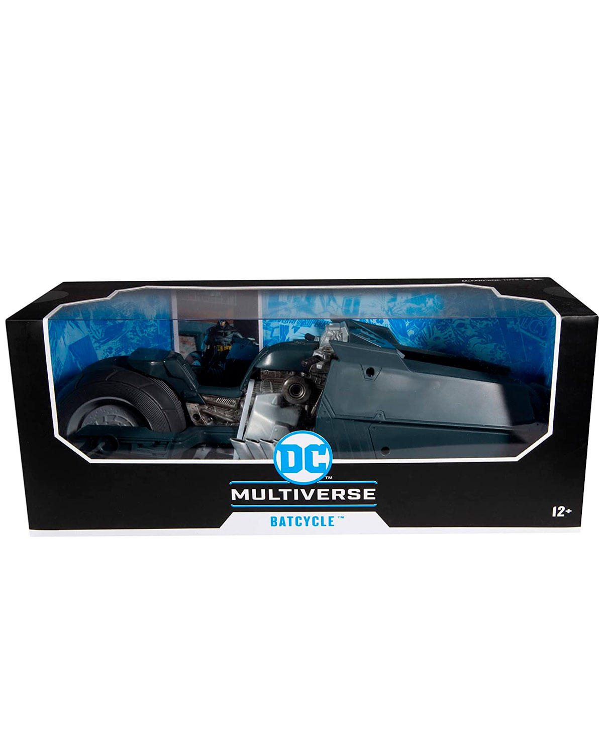 VEHICULO DE ACCION MCFARLANE DC COMICS WHITE KNIGHT BATCYCLE - Image 4
