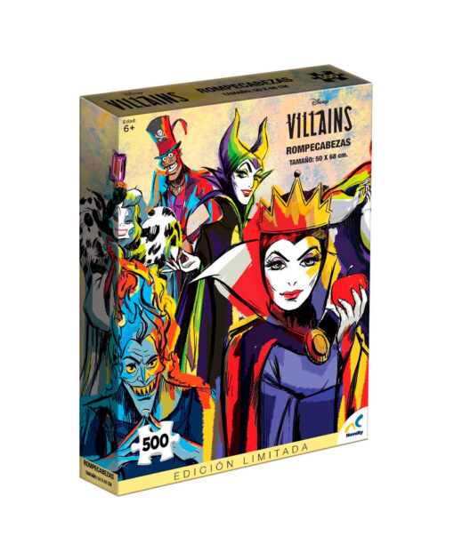 ROMPECABEZAS COLECCIONABLE VILLANOS DISNEY-V-500 PZS