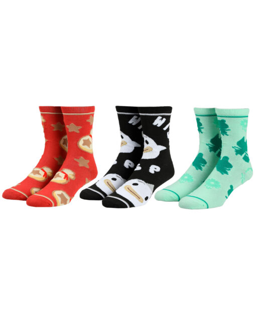 CALCETINES ANIMAL CROSSING 3 PAIR  CREW