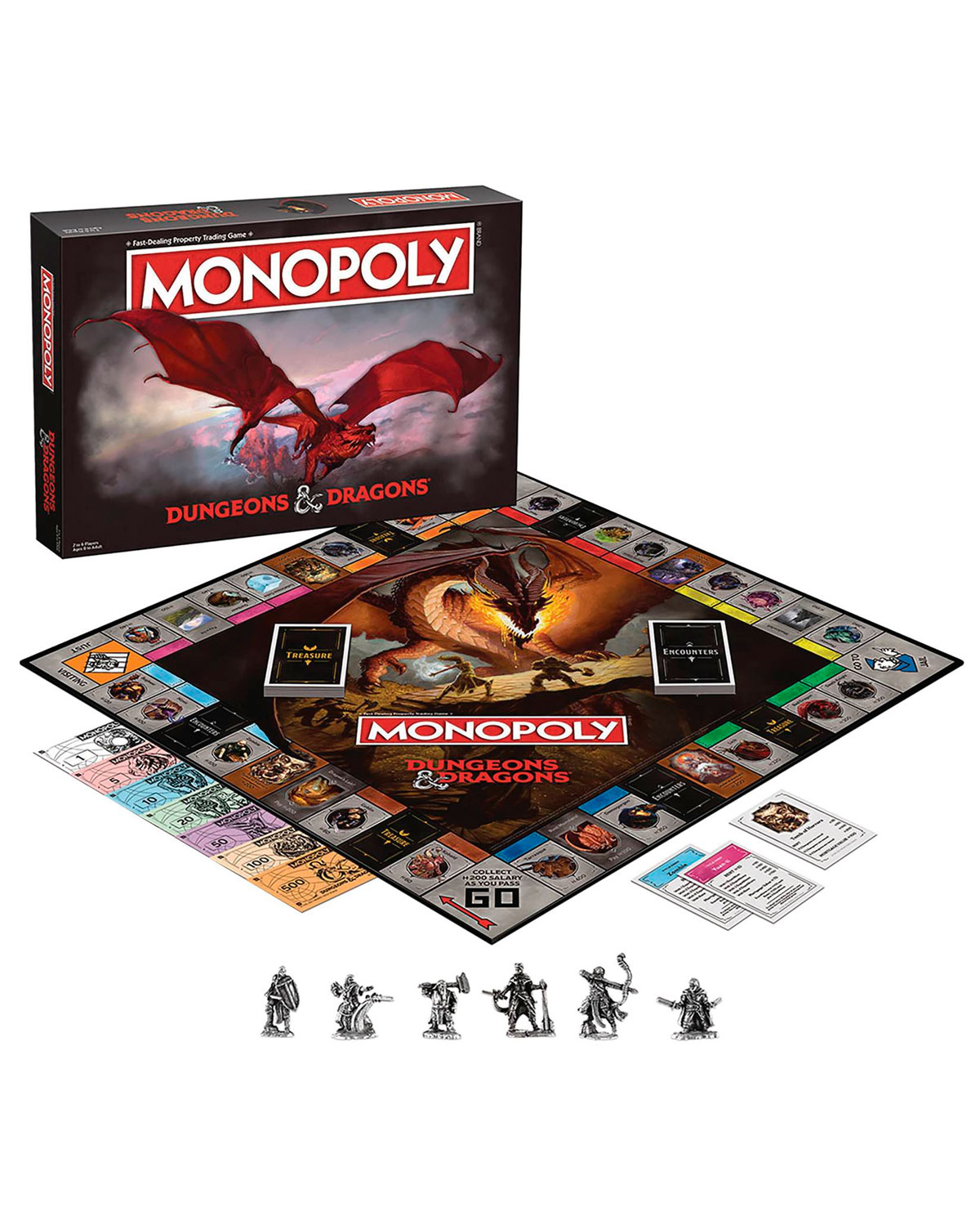JUEGO DE MESA MONOPOLY DUNGEONS AND DRAGONS - Image 3