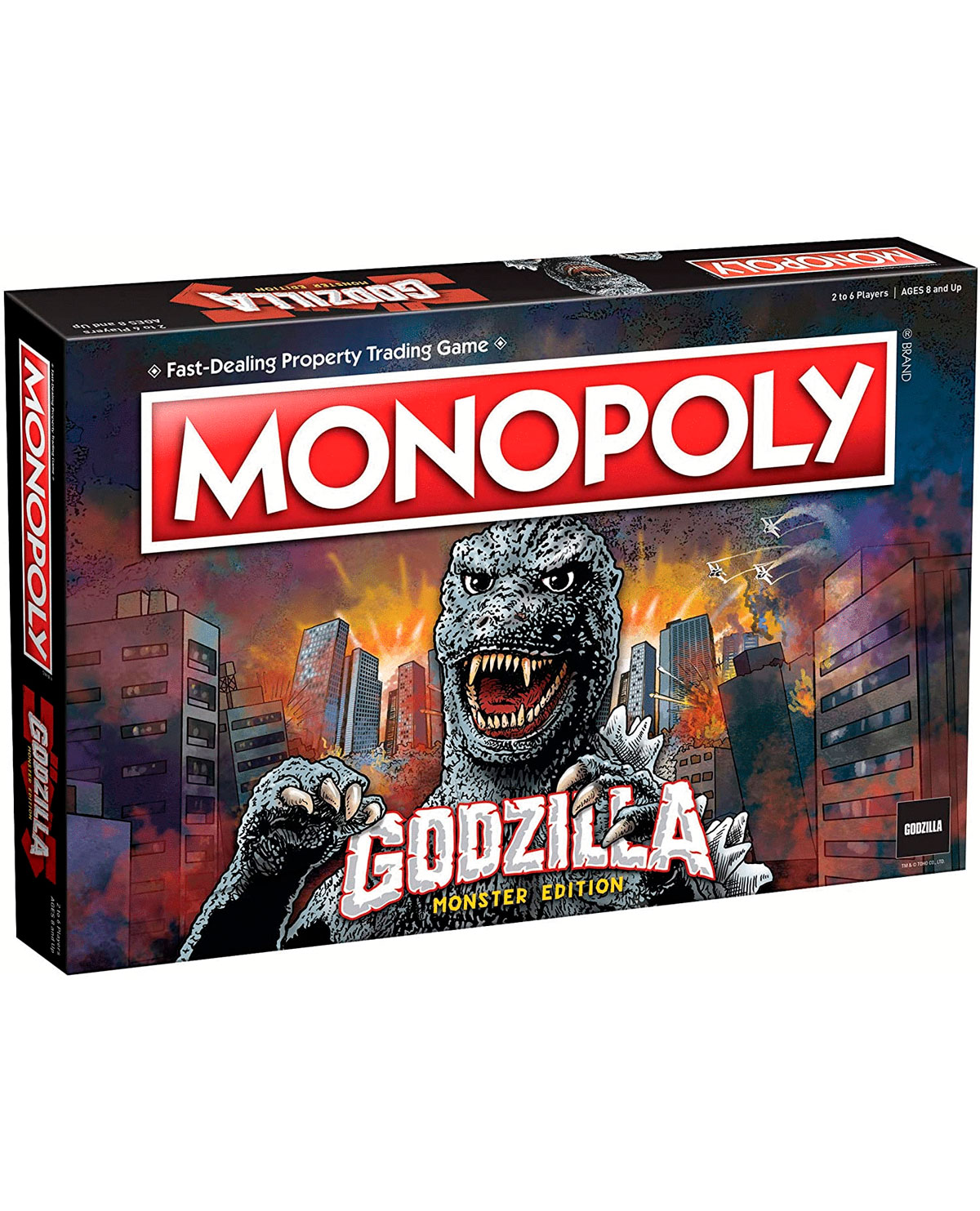 JUEGO DE MESA MONOPOLY GODZILA
