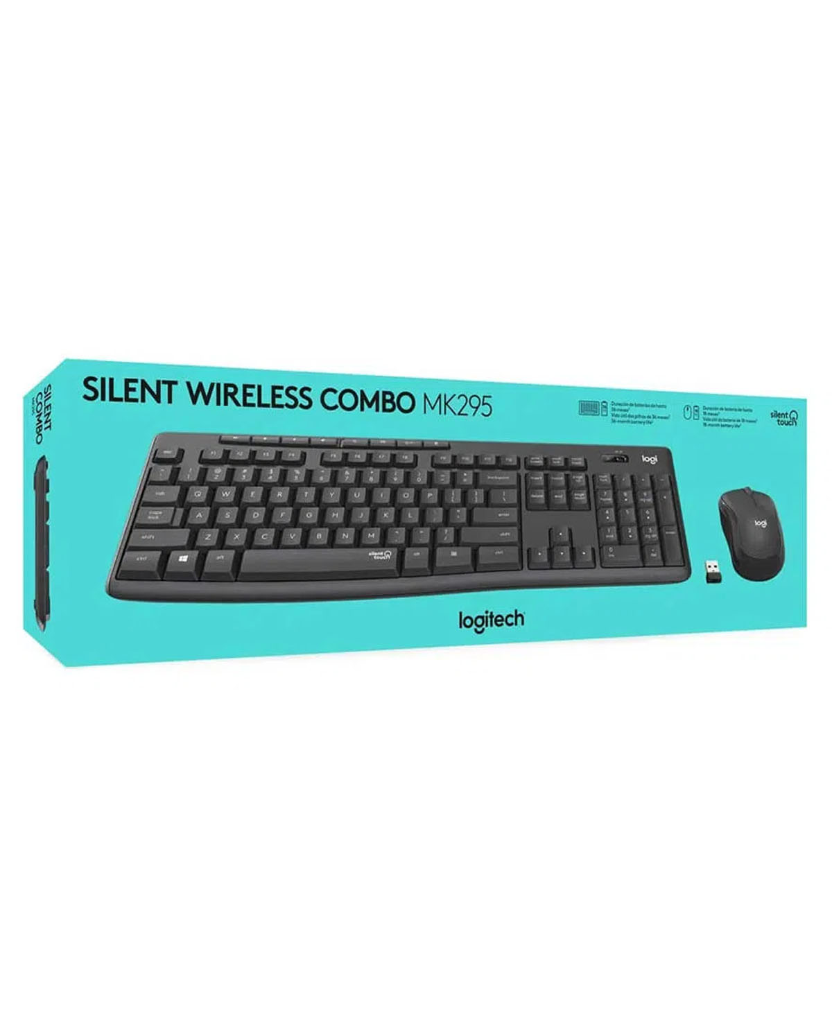 KIT TECLADO Y MOUSE LOGITECH MK 295 NEGRO - Image 5