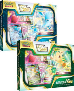 COLECCION ESPECIAL POKEMON TRADING CARD GAME GLACEON LEAFEON VSTAR