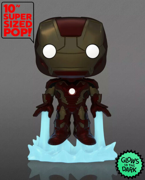 FIGURA POP MARVEL IRON MAN JUMBO GLOW IN THE DARK - Image 2