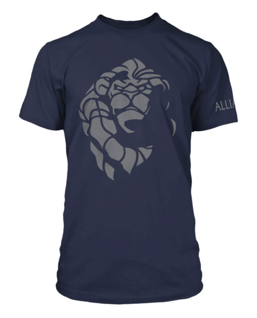 PLAYERA AZUL MARINO WORLD OF WARCRAFT ALLIANCE CHICA