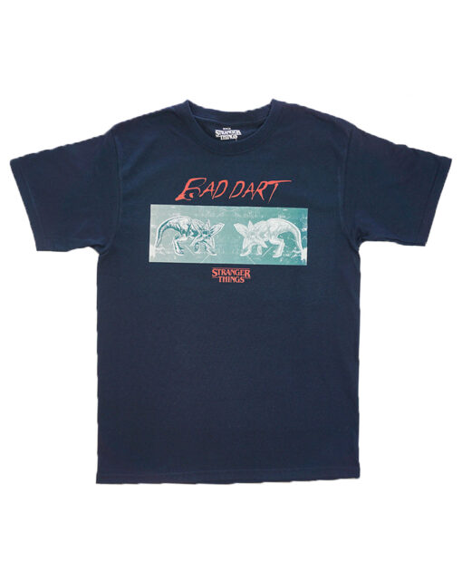 PLAYERA AZUL STRANGER THINGS BAD DART CHICA