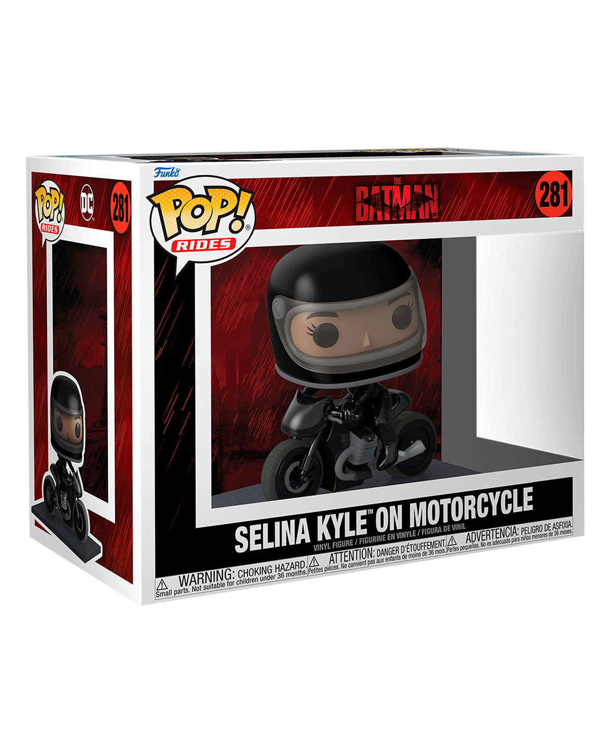 FIGURA POP RIDE THE BATMAN SELINA KYLE AND MOTORCYCLE - Image 2