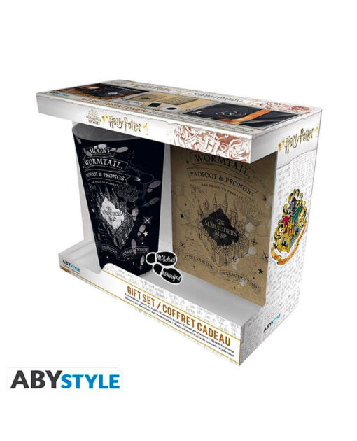 SET DE TAZA PIN Y LIBRETA HARRY POTTER MAPA EL MERODEADOR