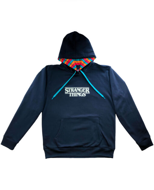 SUDADERA AZUL STRANGER THINGS UPSIDE DOWN KAWAII CHICA