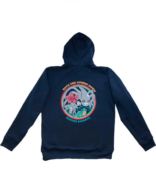 SUDADERA AZUL STRANGER THINGS UPSIDE DOWN KAWAII CHICA - Image 2