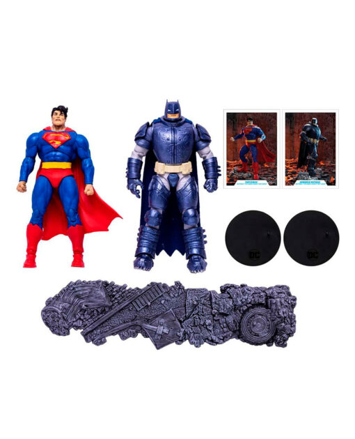 FIGURA DC MULTIVERSE DARK KNIGTH RETURNS SUPERMAN VS BATMAN 2 - Image 2