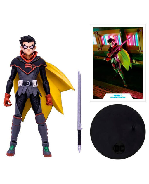 FIGURA DC MULTIVERSE DAMIEN WAYNE DEATH METAL - Image 3