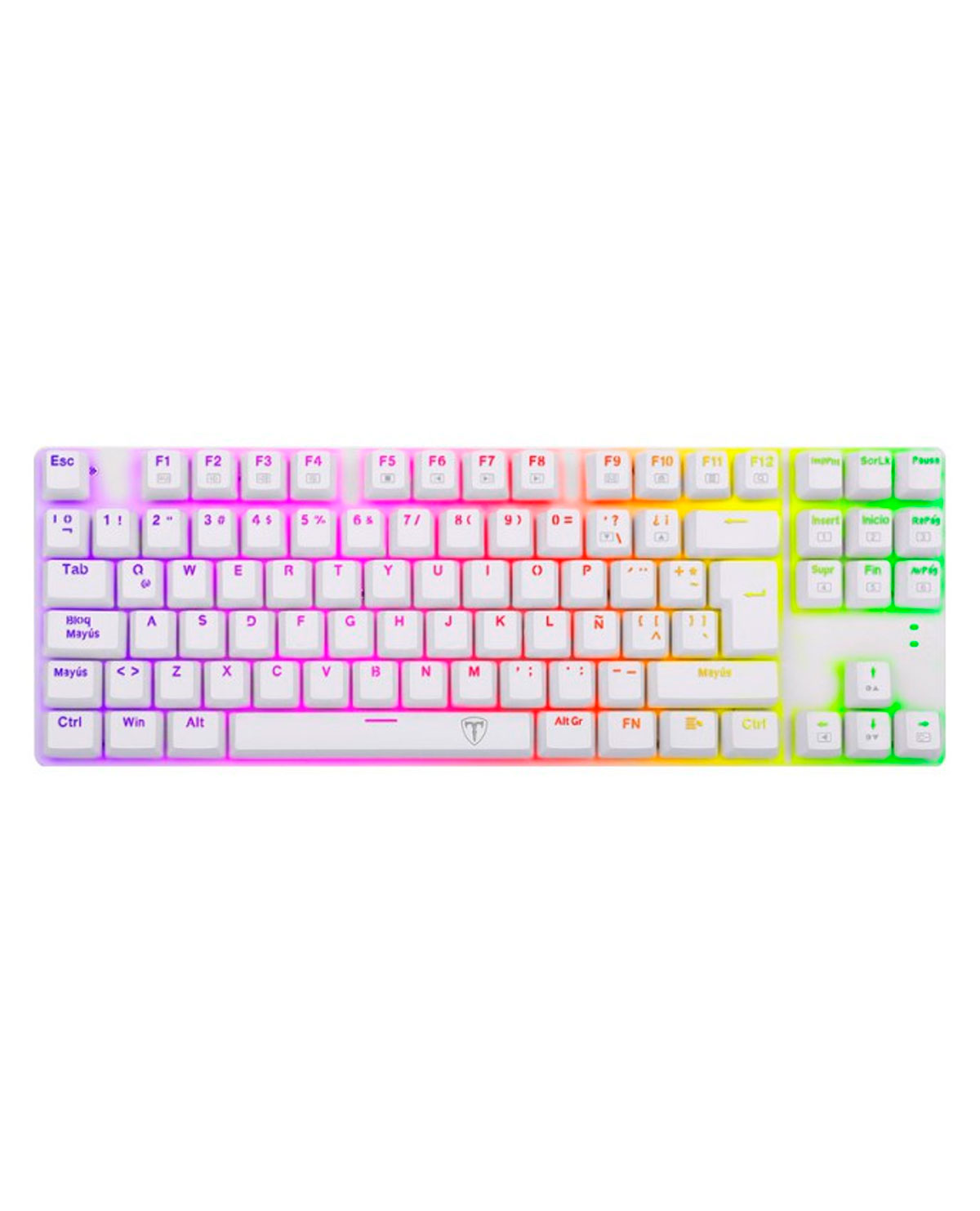 TECLADO T DAGGER BORA BLANCO RGB