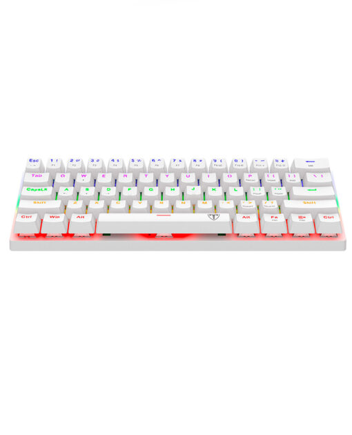 TECLADO MECANICO REDUCIDO ARENA BLANCO RGB - Image 2