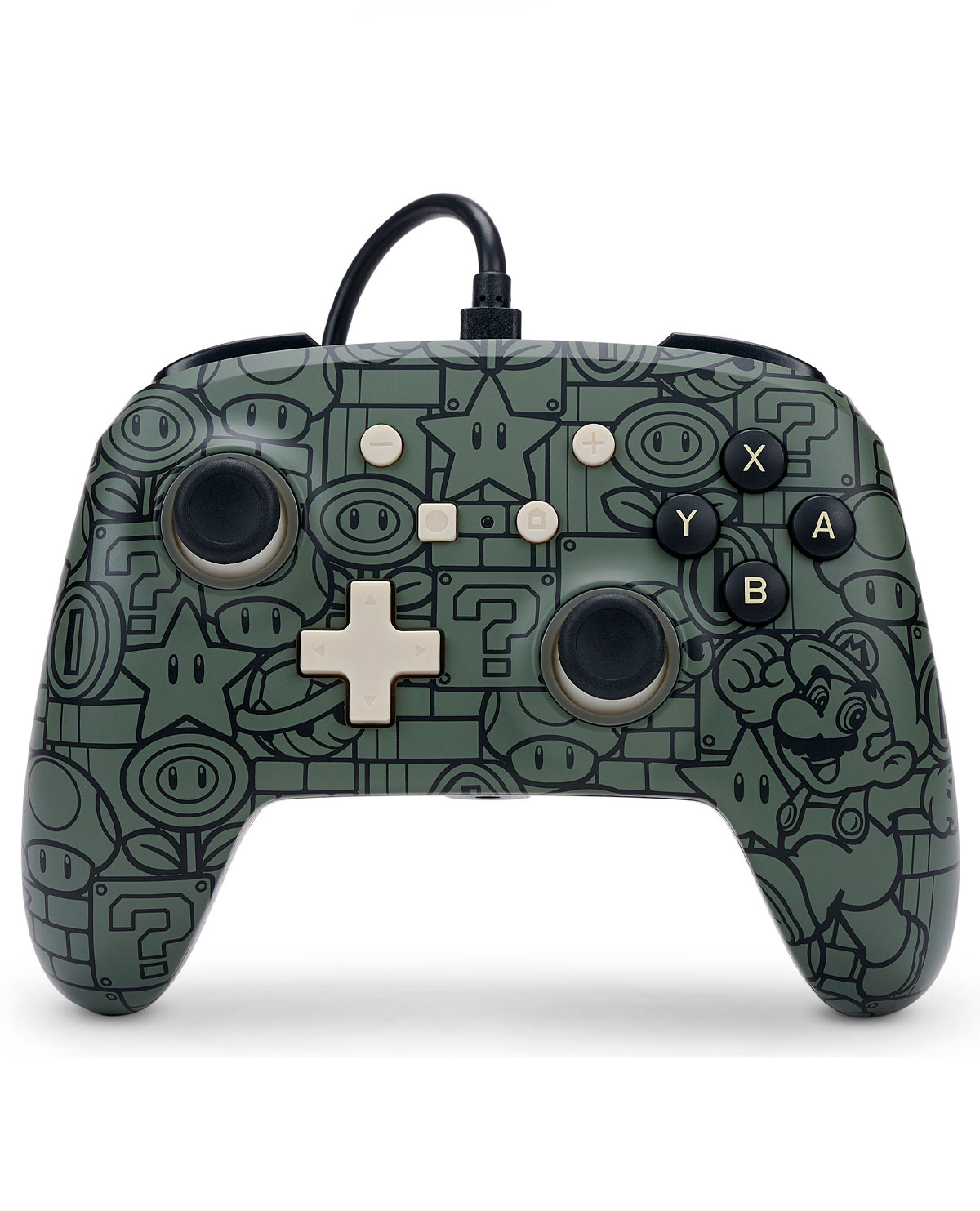 CONTROL ALAMBRICO NINTENDO SWITCH POWER A POWER UP MARIO