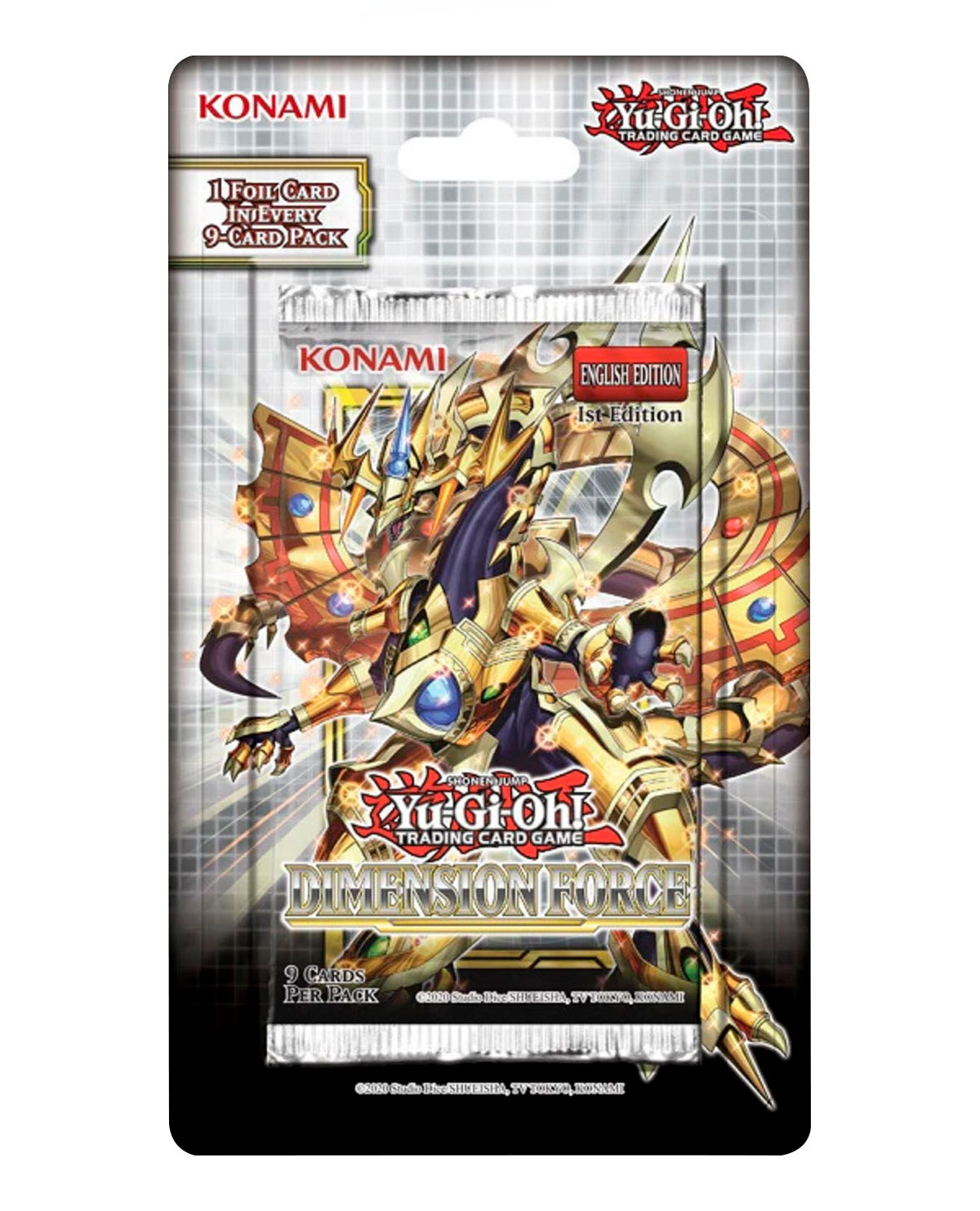 YU GI OH TRADING CARD GAME DIMENSION FORCE BLISTER INGLES