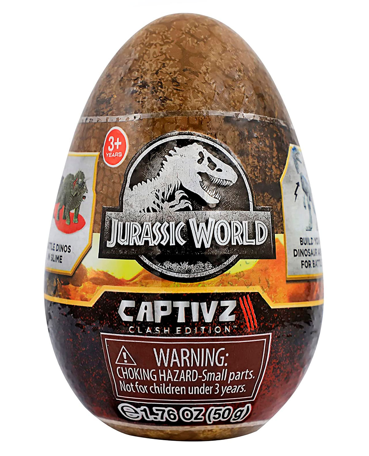 HUEVO MISTERIOSO CAPTIVZ JURASSIC PARK PACK 3 CLASH EDITION