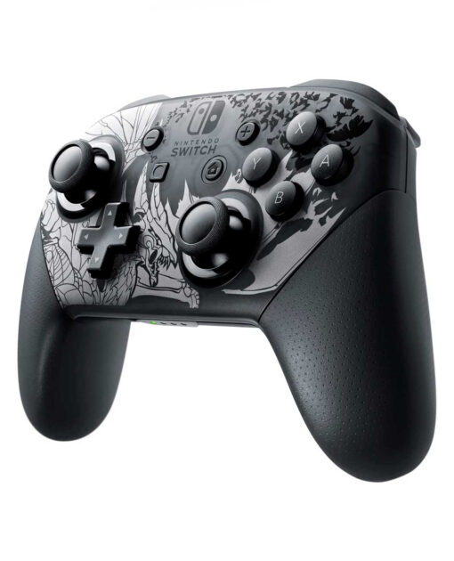 CONTROL PRO NINTENDO SWITCH MONSTER HUNTER RISE GRID PLATEADO - Image 3