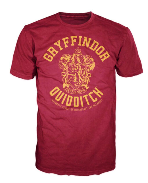 PLAYERA HARRY POTTER GRYFFINDOR QUIDDITCH ROJA MEDIANA