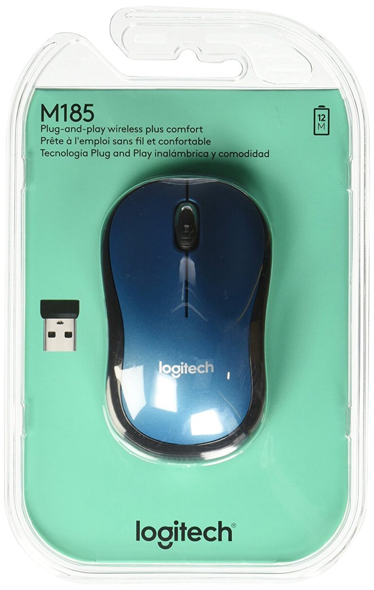 Logitech M185 – Mouse – right and left-handed – optical – wireless – 2.