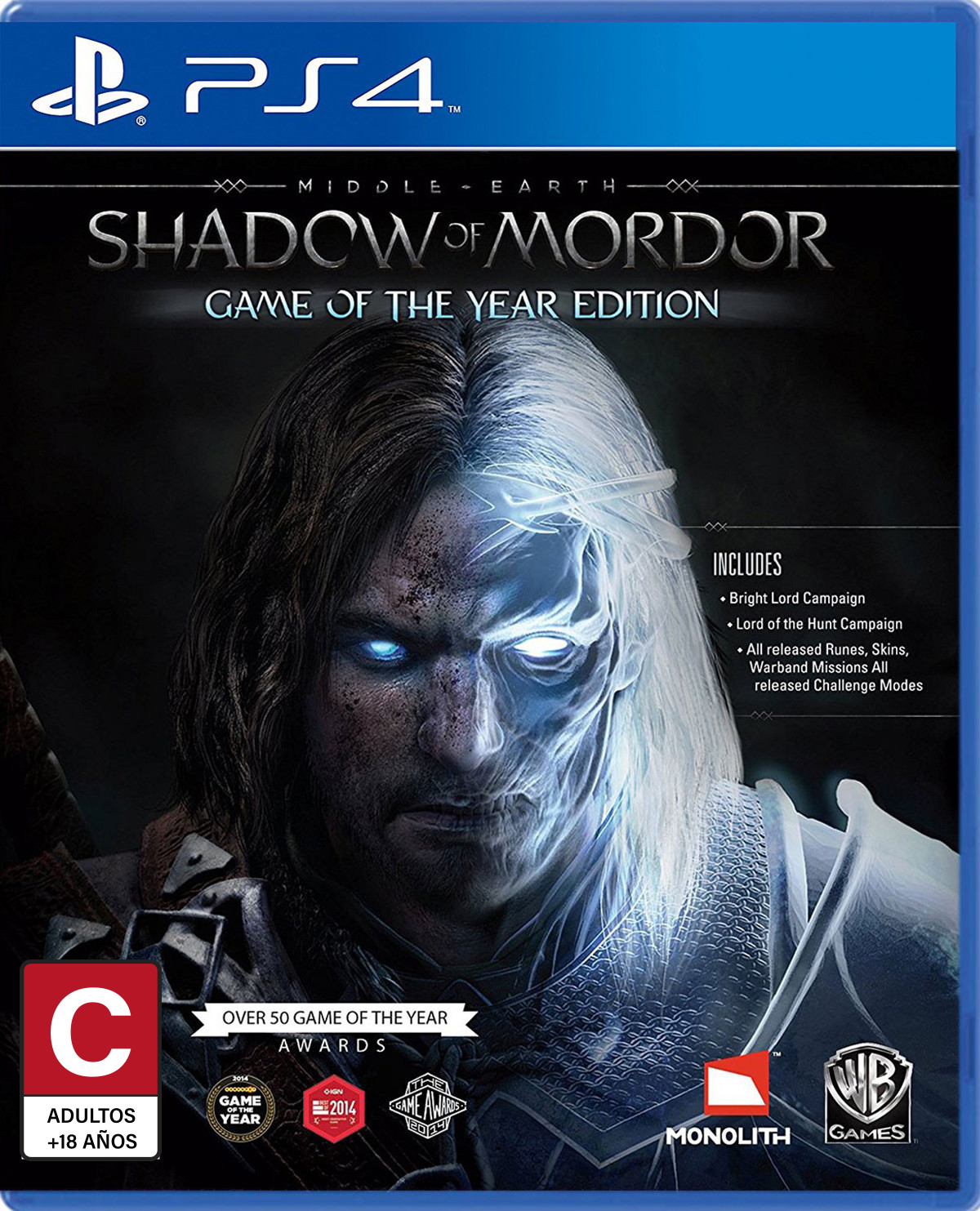 MIDDLE EARTH SHADOW OF MORDOR GAME OF THE YEAR EDITION