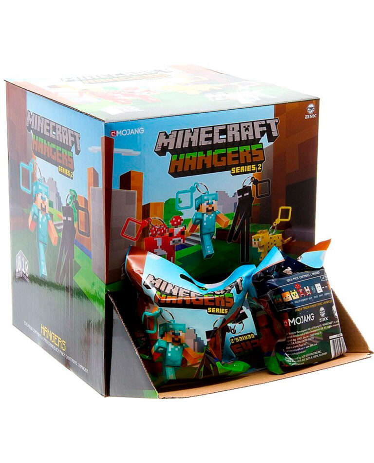 LLAVERO DE VINIL MINECRAFT ACTION FIGURE HANGERS IN BLIND BAG SERIE 2