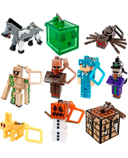 LLAVERO DE VINIL MINECRAFT ACTION FIGURE HANGERS IN BLIND BAG SERIE 2 - Image 2