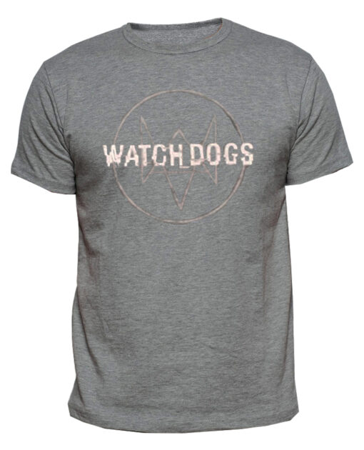 PLAYERA WATCH DOGS LOGO NEGRA MEDIANA