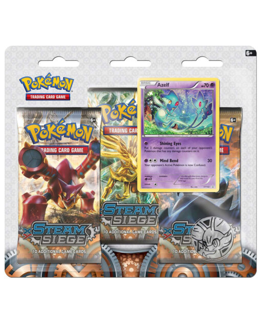 TRIPLE SOBRE POKEMON TRADING CARD GAME XY STEAM SIEG AZELF