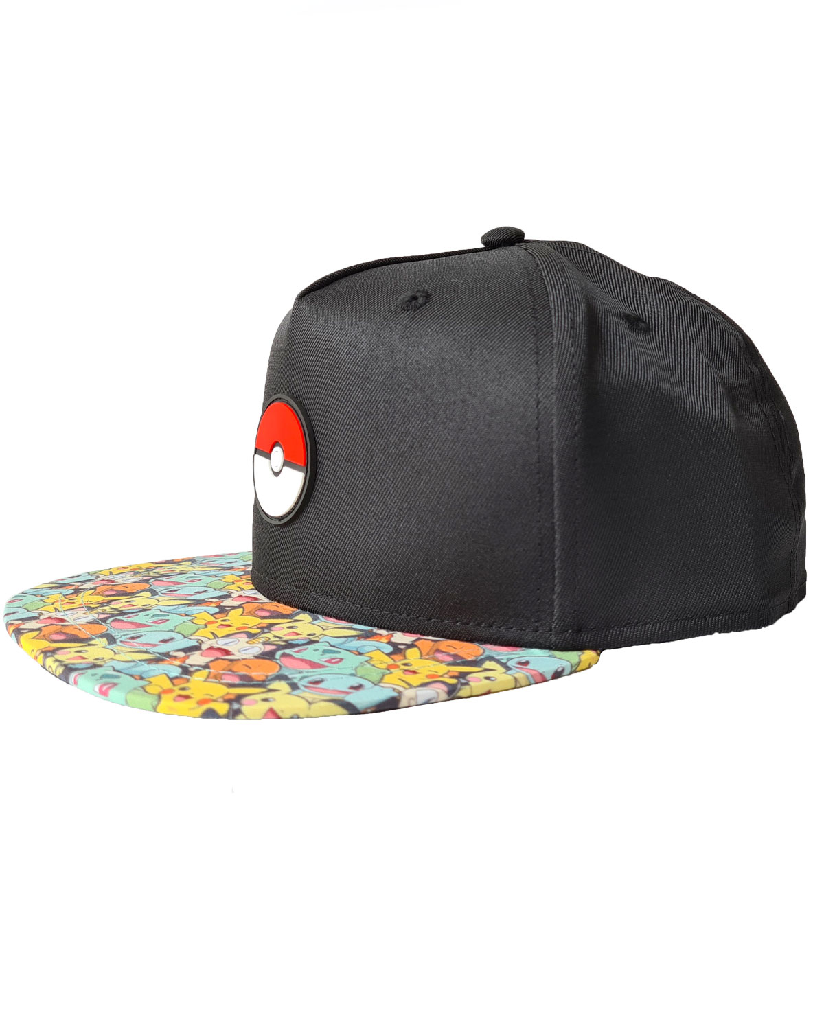 GORRA BIOWORLD NEGRA LOGO POKEBALL - Image 2