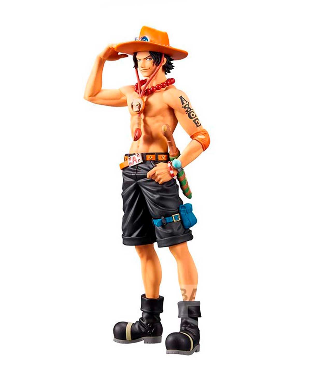 FIGURA DE ACCION BANPRESTO ONE PIECE THE GRANDLINE SERIES WANOKUNI PORTGAS A ACE - Image 2