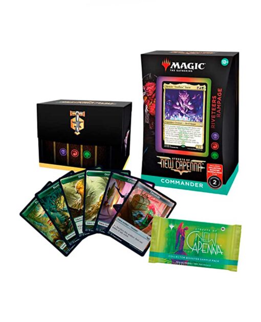 MAGIC THE GATHERING STREETS OF NEW CAPENNA COMMANDER DECK RIVETEER RAMPAGE INGLES - Image 2
